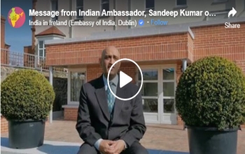 Message from Indian Ambassador Sandeep Kumar on COVID-19